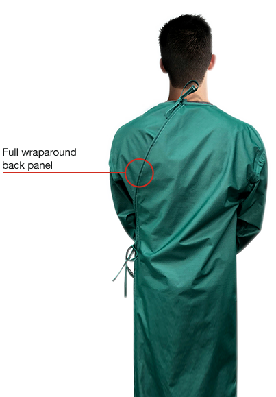 PROTECTIVE GOWN CHARACTERISTICS.